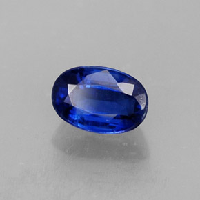 Cianita azul natural 0,78ct, corte oval, VS-SI