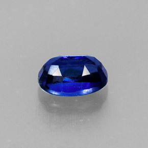 Cianita azul natural 0,78ct, corte oval, VS-SI
