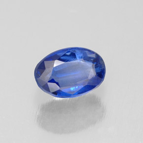 Cianita azul natural 0,69ct, corte oval, VS-SI