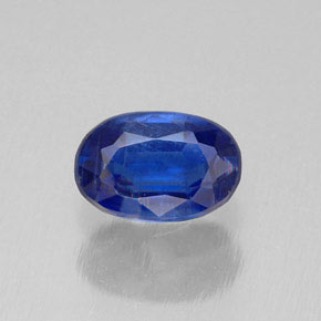 Cianita azul natural 0,72ct, corte oval, VS-SI