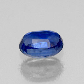 Cianita azul natural 0,72ct, corte oval, VS-SI