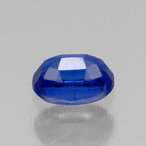 Cianita azul natural 0,78ct, corte oval, VS-SI