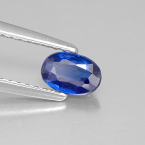 Cianita azul natural 0,49ct, corte oval, VS-SI