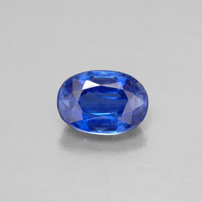 Cianita azul natural 0,66ct, corte oval, VS-SI
