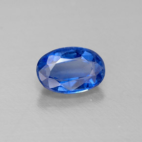 Cianita azul natural 0,68ct, corte oval, VS-SI