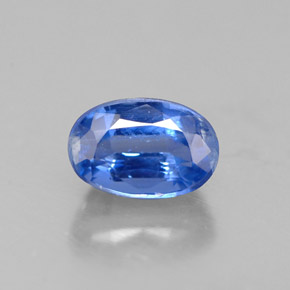 Cianita azul natural 0,82ct, corte oval, VS-SI