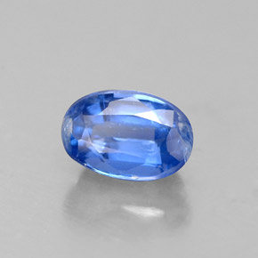 Cianita azul natural 0,82ct, corte oval, VS-SI