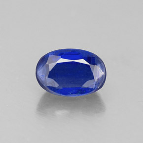 Cianita azul natural 0,72ct, corte oval, VS-SI