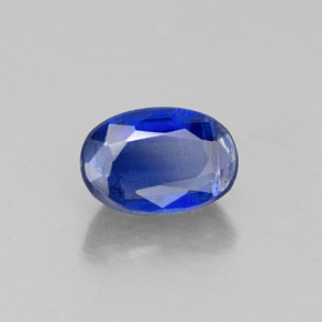 Cianita azul natural 0,72ct, corte oval, VS-SI