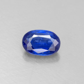 Cianita azul natural 0,67ct, corte oval, VS-SI