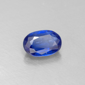 Cianita azul natural 0,67ct, corte oval, VS-SI
