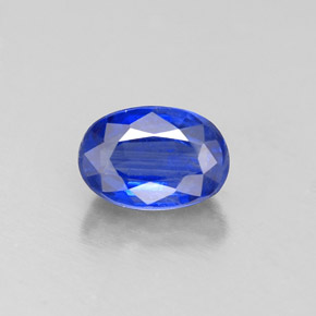 Cianita azul natural 0,78ct, corte oval, VS-SI