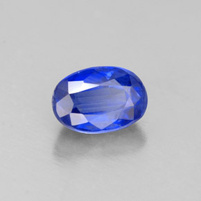 Cianita azul natural 0,78ct, corte oval, VS-SI