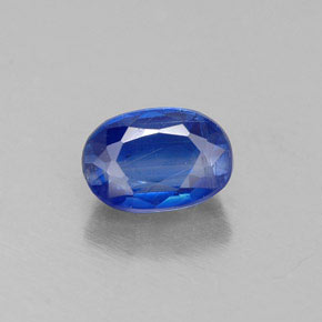 Cianita azul natural 0,81ct, corte oval, VS-SI