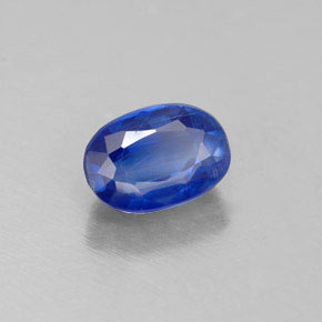 Cianita azul natural 0,81ct, corte oval, VS-SI