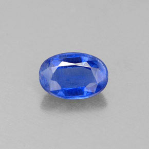 Cianita azul natural 0,64ct, corte oval, VS-SI