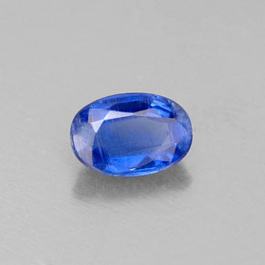 Cianita azul natural 0,64ct, corte oval, VS-SI