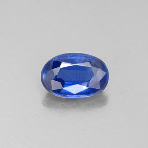 Cianita azul natural 0,59ct, corte oval, VS-SI