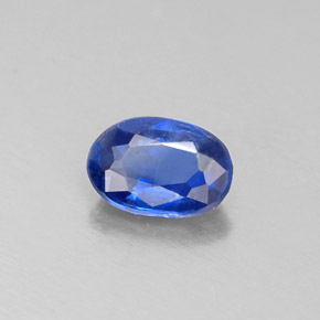Cianita azul natural 0,59ct, corte oval, VS-SI
