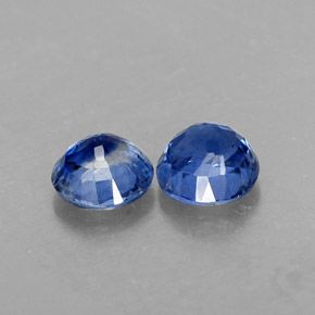 Pedras preciosas de cianita azul natural de  ct, corte redondo, VS-SI