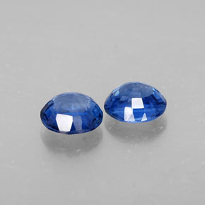 Pedras preciosas de cianita azul natural de  ct, corte redondo, VS-SI