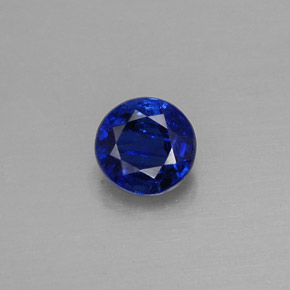 Dianita Azul Natural 0.68ct, Corte Redondo, VS-SI