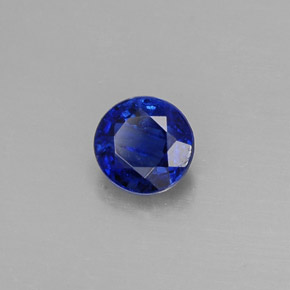 Dianita Azul Natural 0.68ct, Corte Redondo, VS-SI