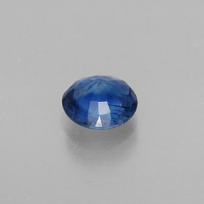 Cianita azul natural 0,46ct, corte redondo, VS-SI