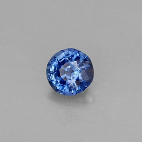 Dianita Azul Natural 0.59ct, Corte Redondo, SI