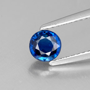 Dianita Azul Natural 0.66ct, Corte Redondo, VS-SI