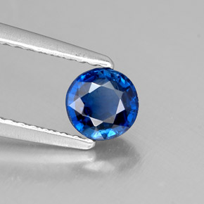 Dianita Azul Natural 0.66ct, Corte Redondo, VS-SI