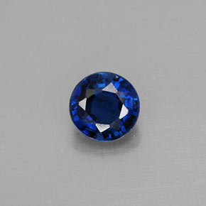 Dianita Azul Natural 0.66ct, Corte Redondo, VS-SI