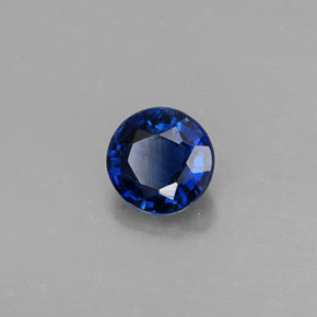 Dianita Azul Natural 0.66ct, Corte Redondo, VS-SI