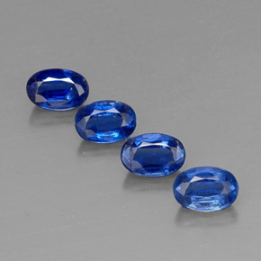 Pedras preciosas de cianita azul natural de  ct, corte oval, VS-SI