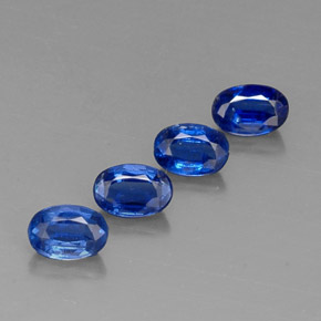 Pedras preciosas de cianita azul natural de  ct, corte oval, VS-SI