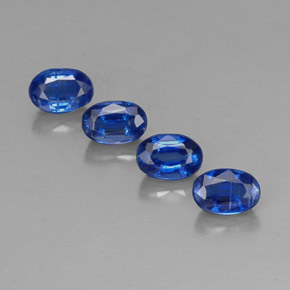 Pedras preciosas de cianita azul natural de  ct, corte oval, VS-SI