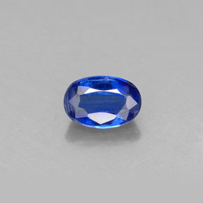 Cianita azul natural 0,71ct, corte oval, VS-SI
