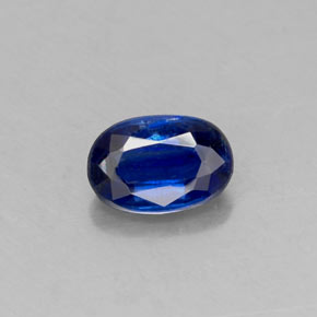 Cianita azul natural 0,65ct, corte oval, VS-SI