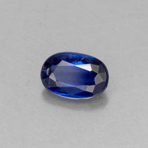 Cianita azul natural 0,65ct, corte oval, VS-SI
