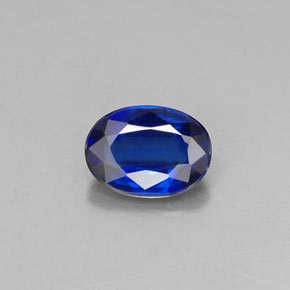 Cianita azul natural 0,94ct, corte oval, VS