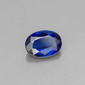 Cianita azul natural 0,94ct, corte oval, VS