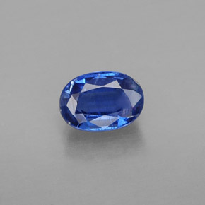 Cianita azul natural 0,72ct, corte oval, VS-SI