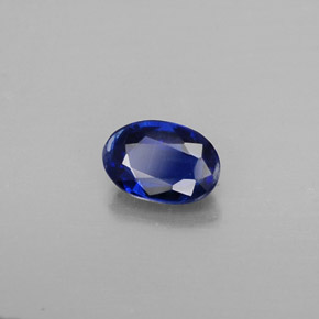 Dianita Azul profundo Natural 0.61ct, Corte Oval, VS-SI