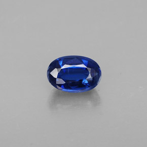 Cianita azul natural 0,84ct, corte oval, VS-SI