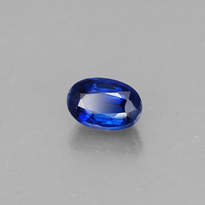 Cianita azul natural 0,84ct, corte oval, VS-SI