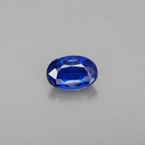 Cianita azul natural 0,56ct, corte oval, VS