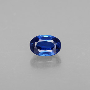 Cianita azul natural 0,68ct, corte oval, VS-SI