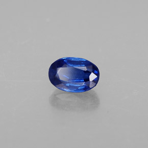 Cianita azul natural 0,68ct, corte oval, VS-SI