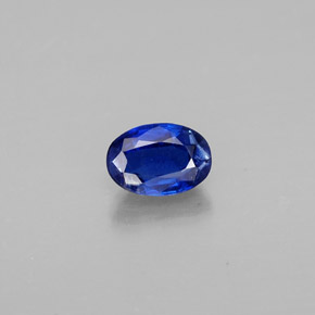 Cianita azul natural 0,68ct, corte oval, VS