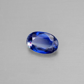Cianita azul natural 0,58ct, corte oval, VS-SI